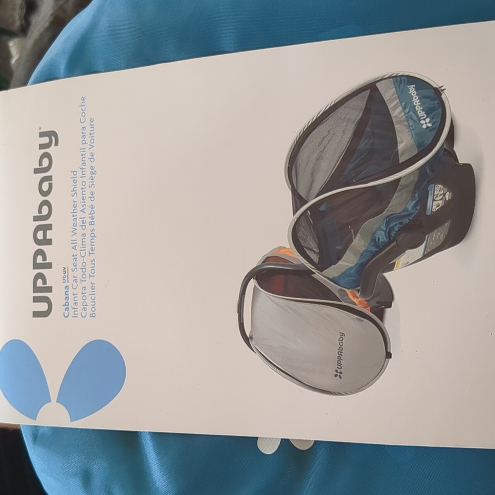 UPPAbaby car seat all weather shield teal